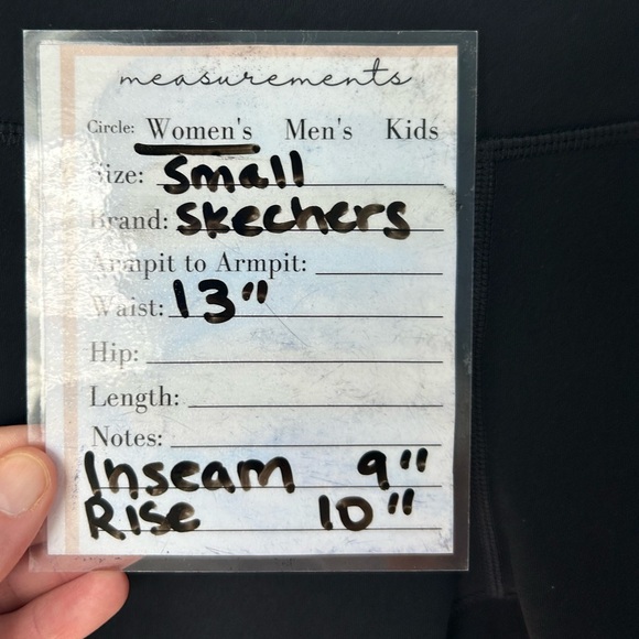 Skechers Black Go Flex High Waisted Bike Short Size Small NWT - Picture 2 of 7